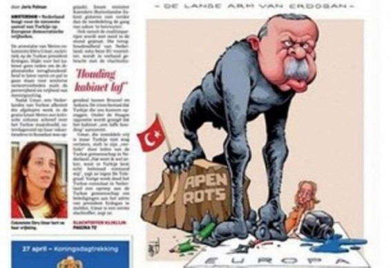 Հոլանդական թերթը Էրդողանին պատկերել է կապիկի տեսքով