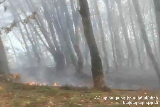 «Կեռի յալ» կոչվող հանդամասում բռնկված հրդեհը տարածվել է դեպի «Լոբուց գոմեր» կոչվող հանդամաս. հրդեհաշիջման աշխատանքները շարունակվում են