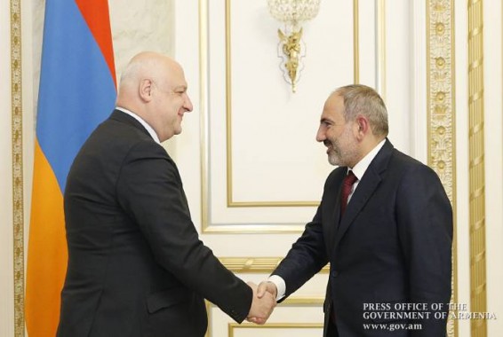 Премьер-министр Армении принял председателя Парламентской ассамблеи ОБСЕ Георгия Церетели