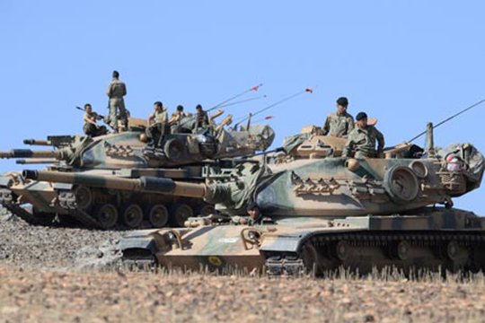 Թուրքական տանկերը Ջերաբլուսում խոցել են ԴԱԻՇ-ի 70 թիրախ. ԶԼՄ-ներ