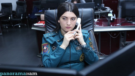 Пожар на территории воинской части в Ереване: пострадавших нет