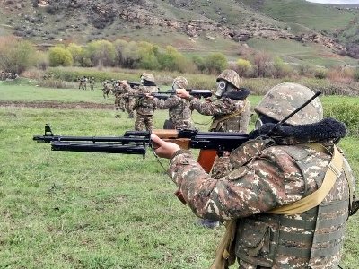 ԶՈՒ 1-ին զորամիավորումում կրակի կառավարման վարժանքներ են անցկացվել