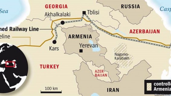 Азербайджан и Грузия ускорят строительство железной дороги Баку-Тбилиси-Карс