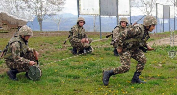 В воинских частях Армении прошли штабные тренировки и учения