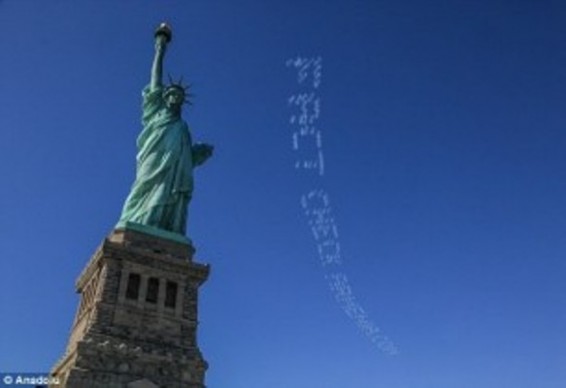 Ամերիկյան ընկերությունը ներողություն է խնդրել Նյու Յորքի երկնքում «Ցեղասպանության հերքման» համար