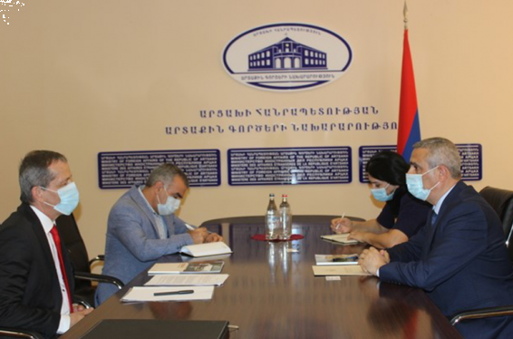 Մասիս Մայիլյանն ընդունել է Արցախում Կարմիր խաչի միջազգային կոմիտեի առաքելության նորանշանակ ղեկավարին