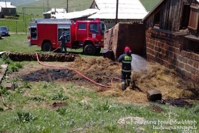 Հրդեհ` Մյասնիկյան գյուղում
