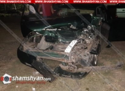 Խոշոր ավտովթար Արարատի մարզում. բախվել են Lexus GX 470-ը և ВАЗ 211200-ն. կա վիրավոր