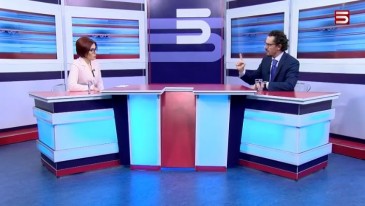 «5-րդ ալիք»-ի տաղավարում , Ագնեսա Խամոյանին հյուրընկալվել է Մենուա Հարությունյանը