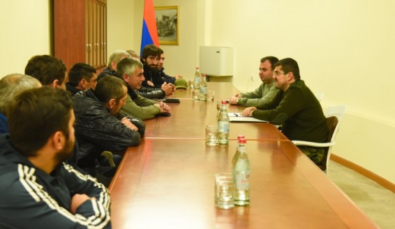 Ընդունել եմ Աբխազիայի հայ համայնքի կամավորական ջոկատների ներկայացուցիչներին. ԱՀ նախագահ