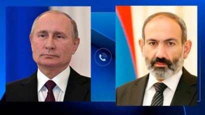 Նիկոլ Փաշինյանը հեռախոսազրույց է ունեցել Վլադիմիր Պուտինի հետ