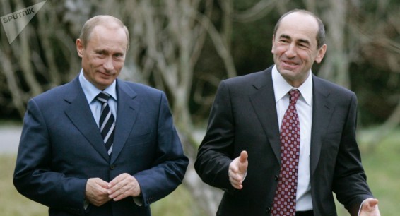 Владимир Путин поздравил Роберта Кочаряна с Новым годом и Рождеством