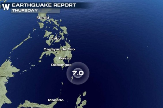 Ֆիլիպիններում 7.0 մագնիտուդ ուժգնությամբ երկրաշարժ է տեղի ունեցել
