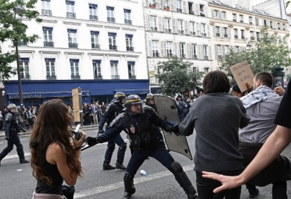 Փարիզում բողոքի ակցիայի ժամանակ 16 մարդ է ձերբակալվել
