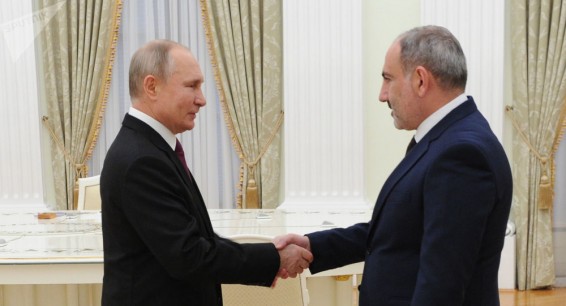 Пашинян встретится с Путиным 7 апреля в Москве