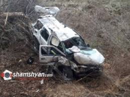 «Ջրովանք» մատուռ տանող ավտոճանապարհին մեքենան գլորվել է ձորը, վարորդը մահացել է
