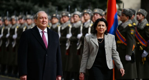 Президент Армении Армен Саркисян на грузинском языке сообщил, что едет в Грузию