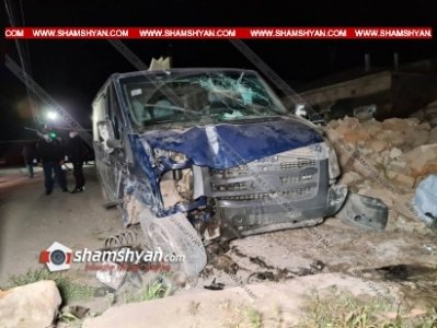 Բաղրամյան գյուղում բախվել են ՎԱԶ-21099-ը և Ford Transit-ը. վերջինս էլ վրաերթի է ենթարկել 2 հետիոտնի. նրանք մահացել են