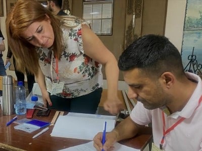 «ՔՊ-ից ո՞վ ա ստեղ». Մալաթիա-Սեբաստիա վարչական շրջանի ղեկավար Դավիթ Կարապետյանն՝ ընտրատեղամասում