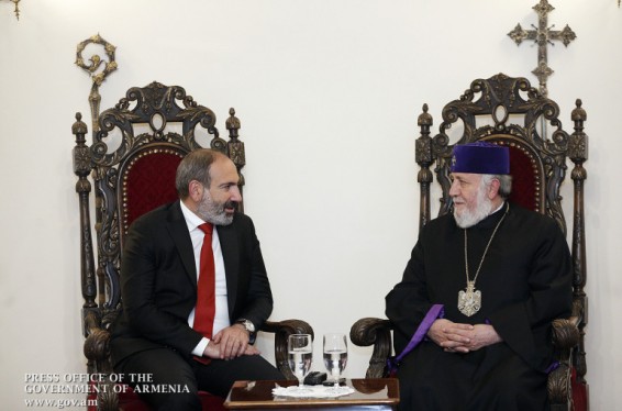 Ամենայն Հայոց Կաթողիկոսը շնորհավորական ուղերձ է հղել Նիկոլ Փաշինյանին