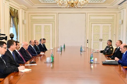 Իլհամ Ալիևն ընդունել է Թուրքիայի պաշտպանության նախարարին