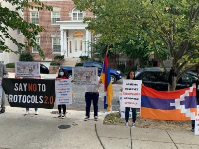 Лилит Макунц возмутила молчаливая акция протеста молодых членов АРФД: она вызвала полицейских