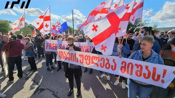 Վրաստանում ի աջակցություն Սաակաշվիլիի ցույց է ընթանում