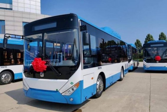 Новые китайские автобусы будут обслуживать 17 маршрутов