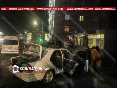 «Երևան Մոլ»-ից դեպի «Կինոհայրենիք» ճանապարհին հրդեհ է բռնկվել Mercedes-ում