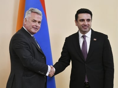 Ալեն Սիմոնյանն ընդունել է ՄԹ խորհրդարանի ՄԹ-Հայաստան բարեկամական խմբի ղեկավարի գլխավորած պատվիրակությանը