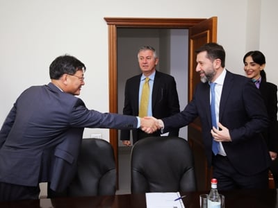 Կարեն Անդրեասյանն Ասիական զարգացման բանկի փոխնախագահի հետ քննարկել է արբիտրաժային կենտրոնի ստեղծման ընթացքը