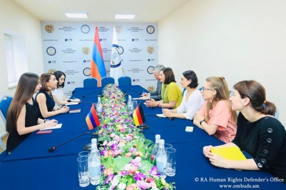 Քրիստիննե Գրիգորյանն ընդունել է Գերմանիայի Դաշնային Հանրապետության Բունդեսթագի փոխնախագահ Կատրին Գյորինգ-Էքարդին