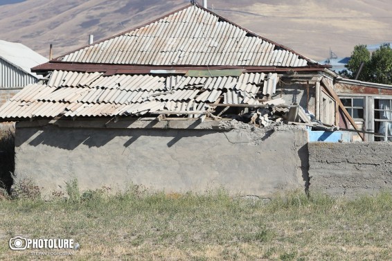 Ադրբեջանական ագրեսիայի հետևանքով միայն Սոթքում վնասվել է 148 բնակելի տուն