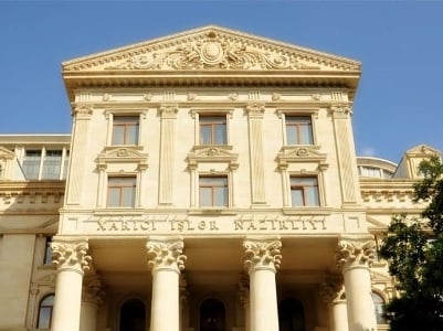 Ադրբեջանի ԱԳՆ-ն զայրացել է. Ֆրանսիայի Ազգային ասամբլեայի բանաձեւը «լի է Ադրբեջանի դեմ կեղծիքով եւ զրպարտությամբ»