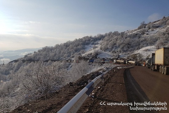 Փրկարարները քարշակման միջոցով դուրս են բերել 27 բեռնատար