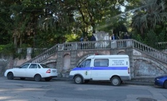 Պայթուն Աբխազիայի պետական հեռուստառադիոընկերության շենքի մոտ