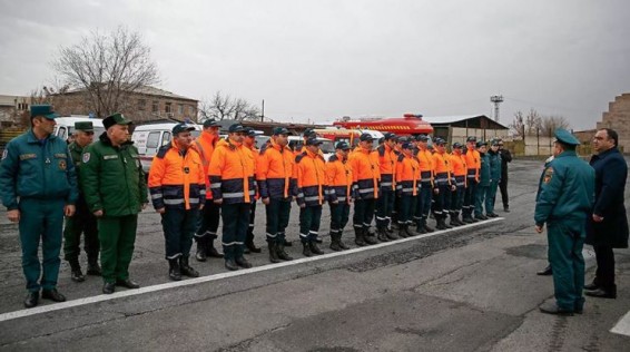 Известно число спасателей, направленных Арменией в Сирию и Турцию