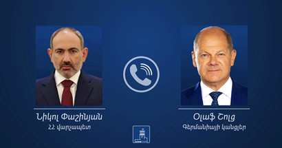 Փաշինյանը հեռախոսազրույց է ունեցել Օլաֆ Շոլցի հետ. կրկին պատրատակամություն է հայտնել հրատապ բանակցել Ալիեւի հետ