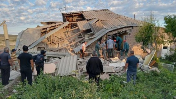 Взрыв в доме в Ширакской области, один человек погиб, двое пострадали