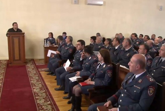 Video. Ոստիկանությունում տեղի ունեցավ հերթական գործնական պարապմունքը