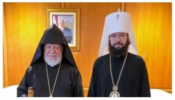 Католикос Киликийский Арам I встретился в Бейруте с представителями РПЦ