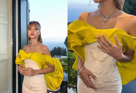 Известная корейская певица Lisa в платье от армянского дизайнера произвела фурор в Италии