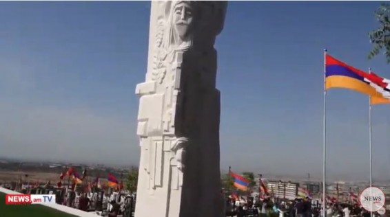 В Ереване проходит торжественная церемония открытия мемориального комплекса «Зов Арцаха»