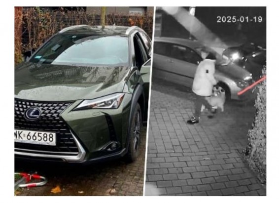 У жены премьера Польши угнали Lexus