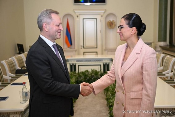 Աննա Վարդապետյանը հանդիպել է ՌԴ գլխավոր դատախազի տեղակալ Պյոտր Գորոդովի հետ