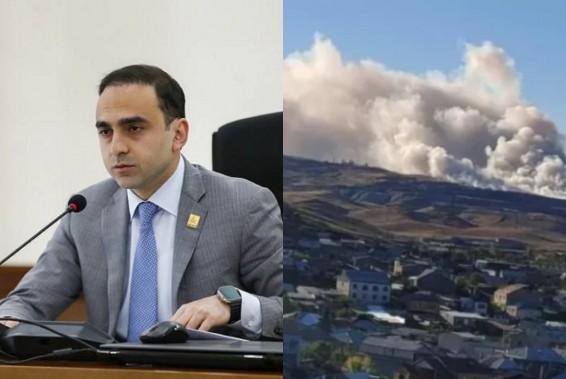 Նուբարաշենի աղբավայրում լուսադեմին գրեթե մեծ մասամբ մարել են կրակի լեզվակները, առկա է մեծ ծավալի ծխածածկույթ. Տիգրան Ավինյան