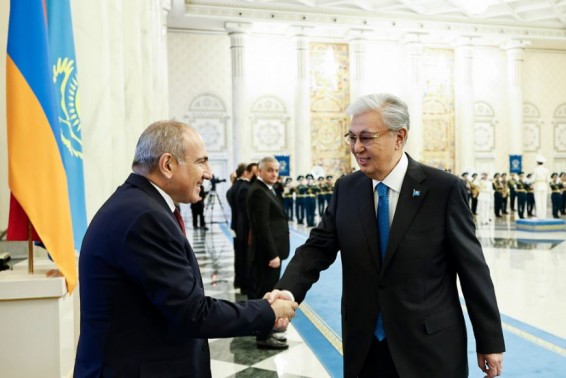 Казахстан заинтересован в армянском проекте «Перекресток мира и «Маршруте Трампа»: Токаев