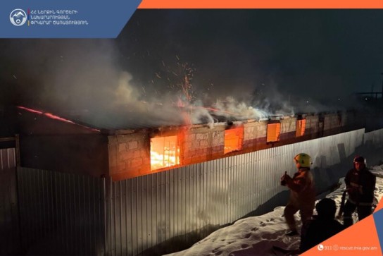 Հրդեհ՝ Պտղունք գյուղի անասնագոմերից մեկում