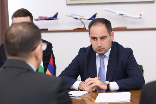 Դավիթ Խուդաթյանը կարևորել է Հայաստան-Բուլղարիա ուղիղ օդային հաղորդակցության անհրաժեշտությունը