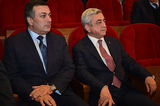 Photo. Սերժ Սարգսյանը Սունդուկյանի անվան ազգային ակադեմիական թատրոնում դիտել է «Պեպո»-ի պրեմիերան